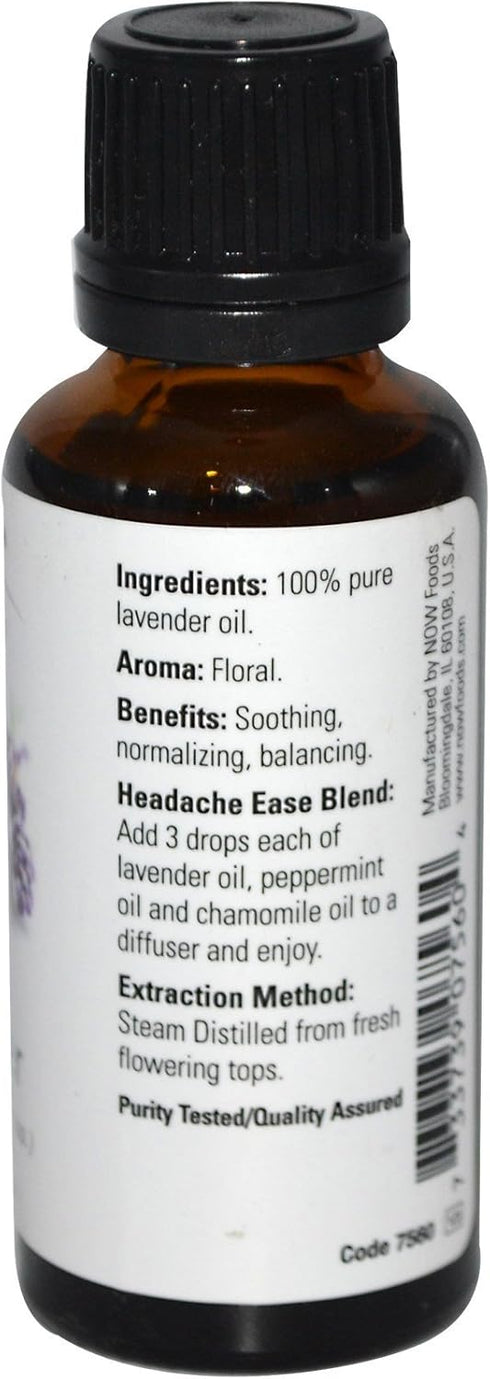 NOW 100% Pure Lavender Oil, 1 Oz