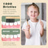 Pack 4 Isshah Kids Bamboo Toothbrushes Biodegradable Handle BPA Free Eco Friendly Children Size