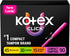 U by Kotex Click Compact Multipack Tampons, Regular/Super, Unscented, 90 Count (Packaging