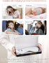 Cordless Heated Eye Massager with Cooling Eye Pad, USB Charging Heated Eye Mask for Men, Women, Kids - Blue