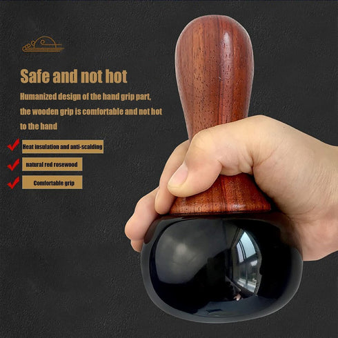 MASKIS Hot Stone Electric Massager, Natural Stone Guasha Scraping Back Neck Body Massage Tools, Massage Stones