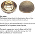 Kansa Bronze Vatki, Natural Cup, Ayurvedic Detox Foot Massager, Relaxation and Deep Cleaning Ancient Indian Technique