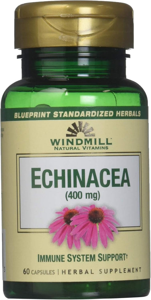Windmill Echinacea Capsules, 400mg, 60 Count