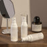 longway 0.67oz 20ml Airless Cosmetic Cream Pump Bottle Travel Size Dispenser for Shampoo (Pack of 6, Frosted