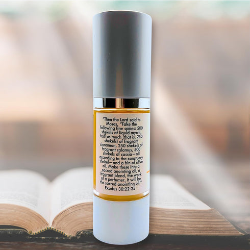 MANTLE OF FIRE 30:22-25 1oz. 500 250 500 Exodus Anointing Oil Recipe from God to Moses: shekels of Myrrh, Each