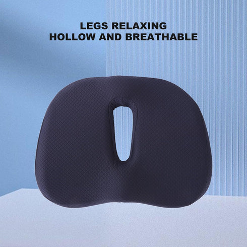 Orthopedic Donut Seat Cushion - Soft & Breathable in Navy Blue