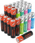 PUXIBOV Double AA Batteries 24 Pack Battery: Alkaline Long-Lasting Batteries - Leakproof 1.5V