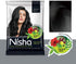 Nisha Henna Based Color Dye for Hair - Natural Black, 0.3 Ounce (Pack of 6)