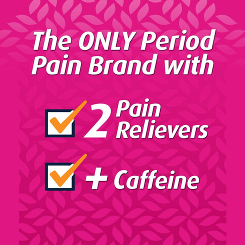 Pamprin Maximum Strength Max Formula - Acetaminophen for Menstrual Symptoms Relief, 24 Caplets