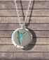 FIKA Tinkerbell Air Freshener Diffuser Necklace Locket, Aromatherapy Essential Oil, Great for Travel Pads