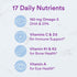 SmartyPants Fiber Supplement & Multivitamin for Men & Women - Gummies with Vitamin D3, C, B12, B6, A, K & Zinc - 180