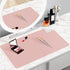 Makeup Mat for Vanity, Dual-Sided Waterproof and Oilproof Desk Mat, Easy to Clean Vanity Makeup Pads