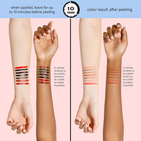 Sacheu Lip Liner Stay-N, Peel Off Lip Liner Tattoo, Long Lasting Lip Stain, Infused with Hyaluronic Acid & Vitamin E