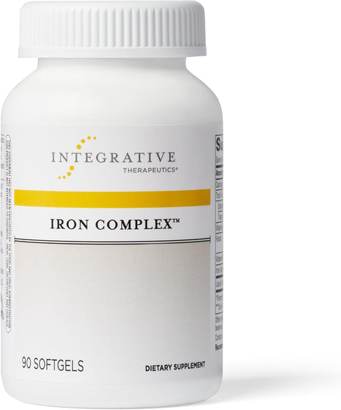 Integrative Therapeutics Iron Complex - 50 mg of Iron per Serving, Supports Energy and Stamina (90 Softgels)