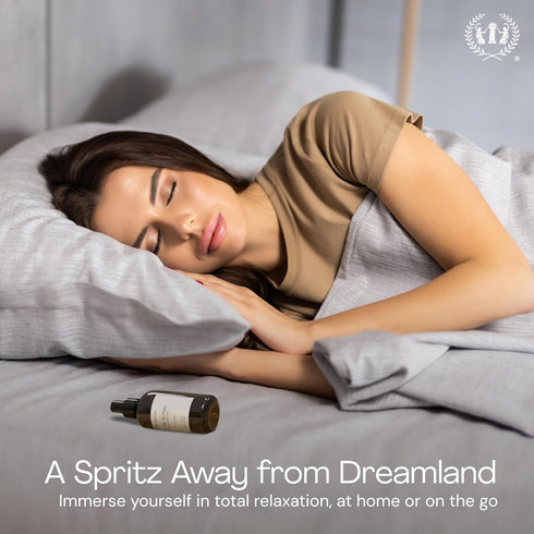 Muse Apothecary Pillow Ritual - Calming Aromatic Pillow Mist, Linen Spray with Natural Essential Oils - 4 oz, Fleur du