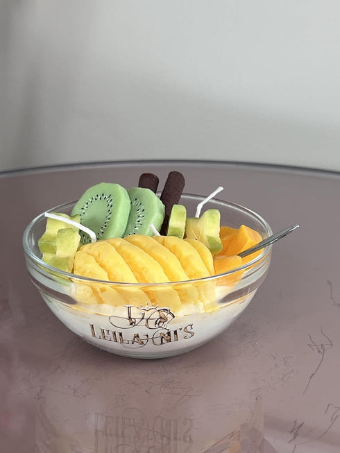 Leilanis Beauty Leilanis Aromathic Tropical Candls (Fruit Yogurt with a Pineapple Fragance and Snow Pear)