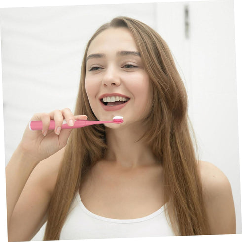 Portable Sonic Electric Toothbrush for Adults Ergonomic Design Vibration for Teeth Cleaning Compact Travel-Friendly