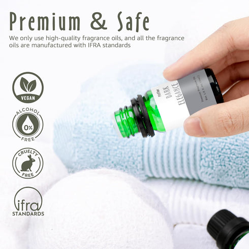 MitFlor Fragrance Oil Set - Cologne Oils for Men, Perfume, Soap & Candle Making Scents, Aromatherapy Gift Set.