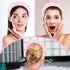 Pink Spa Headband for Washing Face, Terry Cloth Puffy Headbands for Women Girls Skincare Accessories