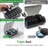 QIANYIXIN 7 3 Weekly Pill Organizer, Day Large Pill Box Times a Day, One-Touch Easy Open Travel Medication Case