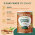 Four Sigmatic Organic Plant-Based Protein Powder, Peanut Butter Flavor, Clean Vegan Protein, 21.16 oz