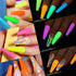 UR SUGAR Glow in the Dark Gel Nail Polish Set - 6 Colors Halloween Neon Bright Luminous Soak Off Nail Polish