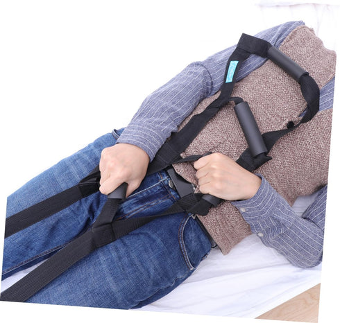 Outanaya Bed Ladder Assist Device with Adjustable Straps for Elderly Injury Recovery and Pregnant Patients Cushioned