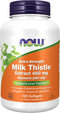 NOW Foods Silymarin Milk Thistle Extract, Extra Strength 450 mg, 120 Softgels