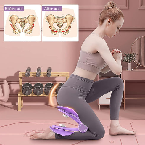 TIMJAN Thigh Trainer Pelvic Floor Trainer,Pelvic Floor Trainer,Buttocks Correction Tool for Postpartum Correction,Leg