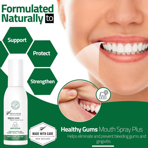 Oral Rinse Spray for Gum Disease and Gingivitis Treatment - 50ml, Alcohol Free Natural Toothpaste Alternate