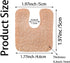 48 Pieces U Shaped Felt Callus Pads Metatarsal Pads Forefoot Foot Pads Pain Relief Foot Cushion Keep Protecting Calluses from Rubbing on Shoes Adhesive Pads for Men and Women