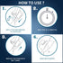 IVNIL Hair Removal Spray Foam for Men, Effective Painless Cream for Underarm, Chest, Back, Legs - All Skin Types