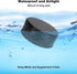 2 Compartment Metal Pill Box, Waterproof Aluminium Travel Case for Daily Medication, Vitamins, Portable Organizer