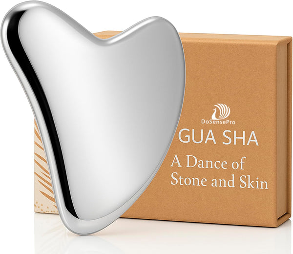 Stainless Steel Gua Sha Tool for Face & Neck Facial Massage Tool