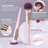 MAANGE 18Pcs Makeup Brush Set, Premium Synthetic Foundation Face Powder Blush Brushes (Pink)