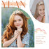 Yean Silver Starfish Tiara Comb for Girls, Princess Hair Comb Costume Party Hair Accessories Pearl Hair Piece