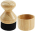 Tcwhniev Cutting Board Oil Wax Applicator with Lid and Ergonomic Handle, Wood Cutting