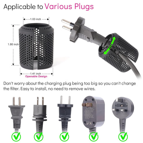 Upgraded Hair Dryer Filter Cover, Compatible with Dyson Supersonic HD01 HD03 HD07 HD08 Models, Hair Dryer Strainer