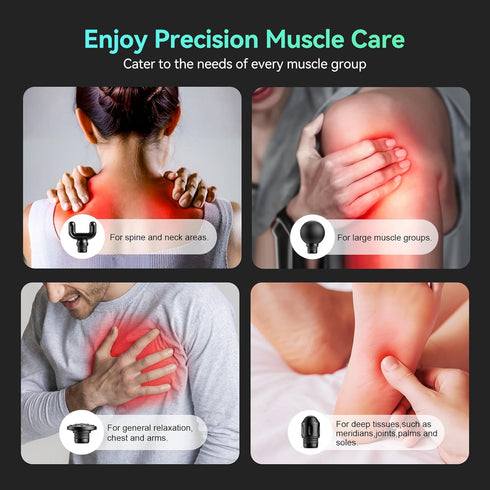 solfree Mini Massage Gun Pocket-Sized Massage Gun Deep Tissue Quiet, Portable Percussion Muscle Travel Massager