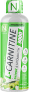 NutraKey L-Carnitine 3000mg, Green Apple Flavor, No Sugar, Gluten Free, 31 Servings