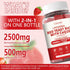 Oakevlp 2 Pack 10 3000mg Gummies,Organic 10 98% Liposomal Red Yeast Rice with Coq Red Yeast Rice Cholesterol Lowering