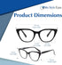In Style Eyes Stylish Reading Glasses, Full-Rimmed Classic Large Cat Eye Frame, Non Prescription, Black, 1.5x