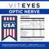 Viteyes Optic Nerve Support Supplement, Premium Ocular Nutrition Blend, 90 Tablets