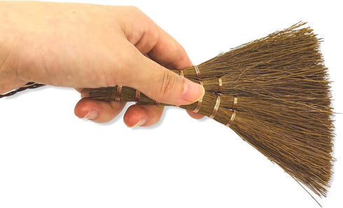 KAKURI Large Bonsai Broom Brush, 6.3" Professional Gentle Big Broom, Japanese Bonsai Tool