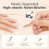 modelones Nail Art Brushes - Super Fine Thin Liner Brush Set Sizes 7/11/15/20mm for Nail Gel Polish Painting Designs