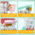 Y-Kelin 2IN1 Orthodontic Braces Toothbrush with Interdental Brush