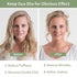 Gua Sha Facial Tools - Natural Jade Guasha Tool for Face, Double Chin & Jawline, Self-Skin Care for Women