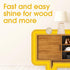 Pledge Expert Care Wood Wipes, 24 Count, Shines & Protects, Removes Fingerprints, Lemon Scent