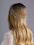 Yean Babys Breath Hair Piece, Wedding Hair Vine, Silver Rhinestone Headband, Bridal Flower Vine Accessories