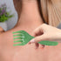 RUNROTOO 2pcs Five-Claw Scalp Massage Comb Guasha Scraping Massage Tool Portable Head Spa Equipment for Acupoint